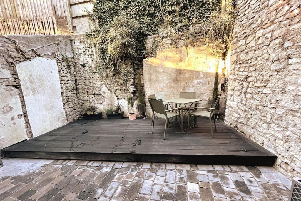 Ferienwohnung Courtyard Garden, Beautifully Finished Flat - Ba1 Bath Exterior foto
